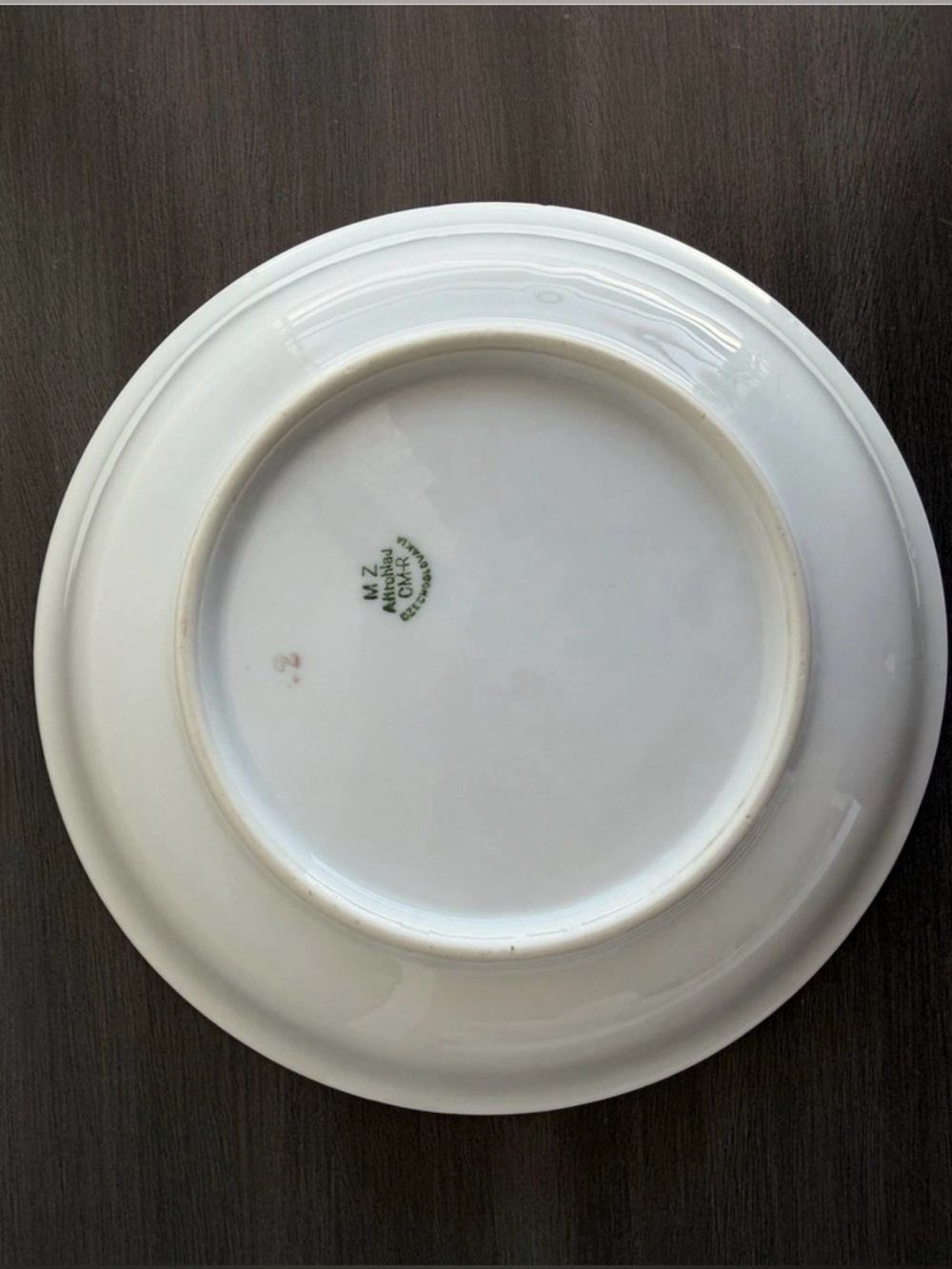 Vintage M.Z. Austria CM&R Porcelain Plate Floral Gold Trim Czechoslovakia Set 7 - Picture 5 of 8